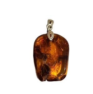 Amber pendant (silver base) 1202402